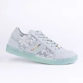 Trampki damskie - Sportowe damskie trampki GOODIN GD-XW-1004 skóra ażurek lekkie mięta 37 - miniaturka - grafika 1