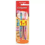 Szczoteczki do zębów - Colgate Szczoteczka do zębów Colgate Ekstra Miękka 2 - 6 lat (2 sztuki) - miniaturka - grafika 1