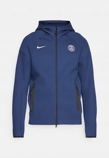 NIKE - BLUZA MĘSKA ROZPIANANA Z KAPTUREM - PSG TECH FLEECE FZ7224-410 - Bluzy męskie - miniaturka - grafika 1