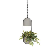 Lampy sufitowe - QAZQA Rustykalna lampa wisząca beton - Fauna A - miniaturka - grafika 1