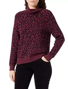 GERRY WEBER Edition Damski sweter 770543-44713, czerwony/pomarańczowy/fioletowy/różowy, 46 (DE) - Swetry damskie - miniaturka - grafika 1