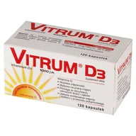 Witaminy i minerały - Vitrum D3 1000 j.m., 120 kapsułek - miniaturka - grafika 1