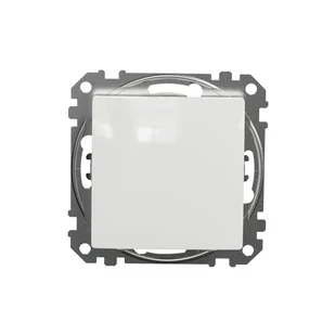 Łącznik jednobiegunowy Schneider Sedna Design SDD111101 biały Design &amp; Elements - Wyłączniki światła i elektryczne - miniaturka - grafika 1