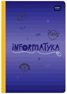 Zeszyty szkolne - Zeszyt A5 60 kratka informatyka hybrid FSC mix creditZESZYT ZE ŚCIĄGĄ - miniaturka - grafika 1