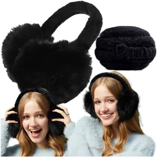 Nauszniki zimowe ciep��e ochronne puchate pluszowe na uszy opaska futrzana - Ozdoby do włosów Nauszniki zimowe ciep��e ochronne puchate pluszowe na uszy opaska futrzana - Ozdoby do włosów - miniaturka - grafika 1