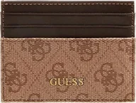 Etui na dokumenty i karty - Guess, Vezzola, Leather Card Holder, SMVEZLLEA25, Brown, Unisex Unisex - miniaturka - grafika 1