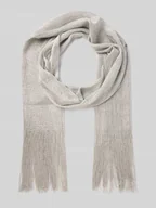 Apaszki i szaliki damskie - Szal z frędzlami - miniaturka - grafika 1