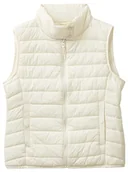 Kamizelki damskie - United Colors of Benetton Kamizelka damska 2twdj003 kamizelka puchowa, biało-kremowa 0Z3, XL, Biały, kremowy 0Z3, XL - miniaturka - grafika 1