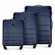 Walizki - WITTCHEN Stabilna średnia walizka na kółkach, walizka podróżna, granatowy (niebieski) - 56-3A-65 56-3A-65 - miniaturka - grafika 1