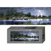 Puzzle - Heye Afryka, Stado słoni. Puzzle 2000 elementów - miniaturka - grafika 1