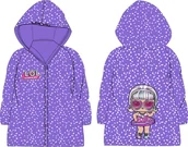 Płaszcze damskie - LOL SURPRISE Płaszcz przeciw deszczowy dziecięcy 128/134 - miniaturka - grafika 1