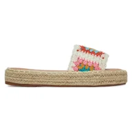 Espadryle damskie - DEEZEE 8-730-4 BIAŁY - miniaturka - grafika 1