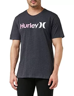 Hurley Hurley Męska koszulka M O&o Gradient 2.0 S/S Black Heather S AR5484 - Koszulki męskie - miniaturka - grafika 1