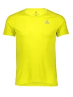 Koszulki sportowe damskie - adidas Koszulka sportowa w kolorze żółtym - miniaturka - grafika 1