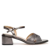 Sandały damskie - Sandały Lasocki WYL3784-2Z Srebrny - miniaturka - grafika 1