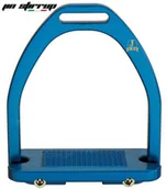 Akcesoria jeździeckie - JIN STIRRUP Strzemiona młodzieżowe JOKER turkusowe - miniaturka - grafika 1