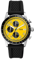 Zegarki męskie - Zegarek Fossil FS6044 SPORT TOURER Black Silicone Strap 42mm - miniaturka - grafika 1