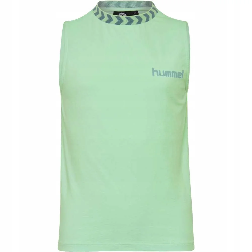 Tank top koszulka dziecięca Hummel bez rękawów CHARACTER 152 zielony 206759
