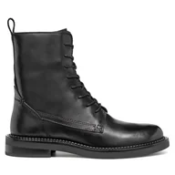 Botki damskie - Botki Geox D Serilda D46WYG 00043 C9999 Czarny - miniaturka - grafika 1