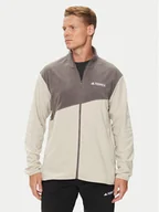 Odzież trekkingowa męska - adidas Polar Terrex Multi IZ3296 Beżowy Regular Fit - miniaturka - grafika 1