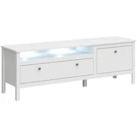 Szafki RTV - Biała Podświetlana Szafka Rtv P9-B94 - miniaturka - grafika 1