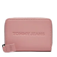 Portfele - Duży Portfel Damski Tommy Jeans Tjw Ess Must Small Za AW0AW16387 Różowy - miniaturka - grafika 1