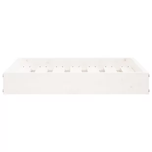 Lumarko Legowisko dla psa, białe, 61,5x49x9 cm, lite drewno sosnowe! - Legowiska dla psów - miniaturka - grafika 4