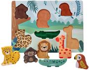 Łamigłówki - Układanka dotykowa 3D Zwierzęta z safari - miniaturka - grafika 1