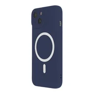 Etui i futerały do telefonów - Etui TECTO SHIELD Silicon Soft Mag do Apple iPhone 14 Ciemno-niebieski - miniaturka - grafika 1