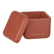 Koszyki łazienkowe - Pomarańczowy organizer łazienkowy na waciki z żywicy polimerowej Tom Tailor T-Rounded – Wenko - miniaturka - grafika 1