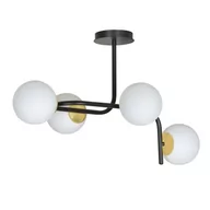 Lampy sufitowe - Emibig Ragnar lampa wisząca 4-punktowa czarna/złota 1032/4A 1032/4A - miniaturka - grafika 1