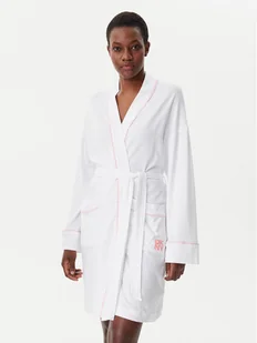 DKNY Szlafrok YI10046 Biały - Szlafroki damskie - miniaturka - grafika 1