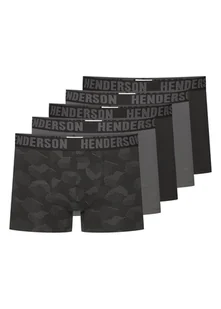 Bokserki (dłuższa nogawka) Soul Henderson 5-pak czarny, grafitowy M - Majtki męskie - miniaturka - grafika 1