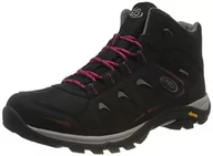 Buty trekkingowe damskie - Brütting MOUNT FRAKES HIGH Damskie Buty trekkingowe i turystyczne, czarny/różowy (Pink), 44 EU - miniaturka - grafika 1