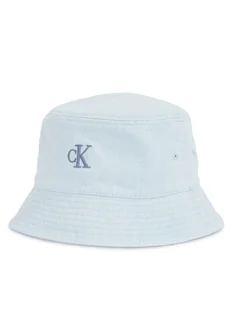 Calvin Klein Kapelusz Embro Monogram Denim Bucket Hat LV04K5021G Błękitny - Czapki damskie - miniaturka - grafika 1