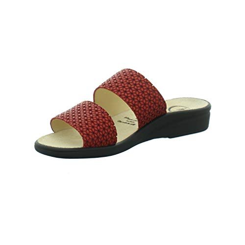 Ganter Sonnica-e klapki damskie, Czerwony Red 4000, 44.5 EU Schmal
