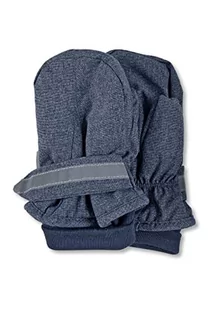 Sterntaler Rękawiczki z polaru bawełnianego z zapięciem na rzepy, Niebieski Mel., 2 - Rękawiczki - miniaturka - grafika 1