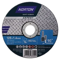 Tarcze do pił - Tarcza do cięcia metalu / Inox 125x1,6x22,2 mm - miniaturka - grafika 1