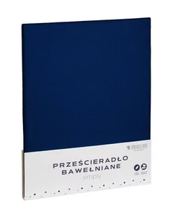 Prześcieradło 160 x 200 Baw bez Gumki Simply Grana - Prześcieradła - miniaturka - grafika 1