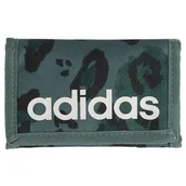 Portfele - Portfel adidas Linear G JW8667 zielony one size - miniaturka - grafika 1