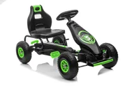 Jeździki dla dzieci - Gokart na pedały G18 Zielony - miniaturka - grafika 1