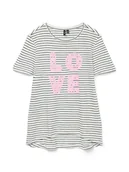 Koszulki i topy damskie - Vero Moda Koszulka "Simone" w kolorze białym - miniaturka - grafika 1