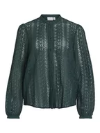 Koszule damskie - Vila Koronkowa koszula damska, Ponderosa Pine, XL - miniaturka - grafika 1