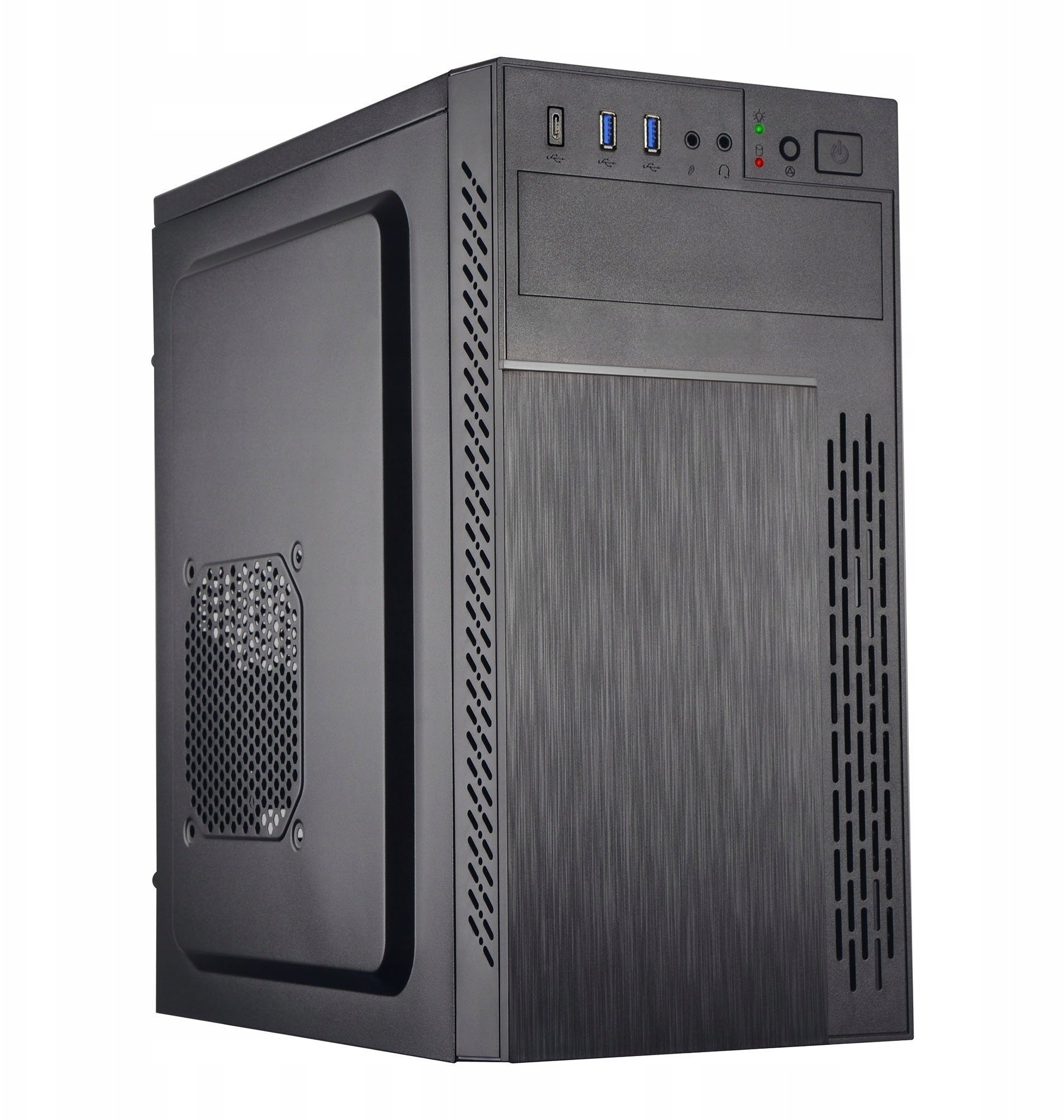 Obudowa EuroCase Obudowa ML M6-505B, Midi Tower, 2x USB 3.0, 2x audio, obudowa bez zasilacza P001049859505