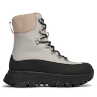 Botki damskie - Trapery FitFlop Neo D-Hyker GP6-231 Szary - miniaturka - grafika 1