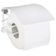 Stojaki i wieszaki na papier toaletowy - Uchwyt na papier toaletowy Classic Plus WENKO, biały, 9x14x14 cm - miniaturka - grafika 1