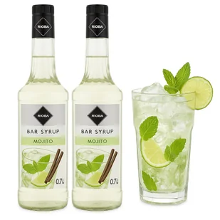 Syrop barmański mohito 700ml - Rioba x2 - Syropy i koncentraty owocowe - miniaturka - grafika 1