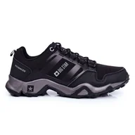 Buty trekkingowe męskie - Trekkingowe Męskie Buty Big Star Outdoor Czarne GG174269 - miniaturka - grafika 1