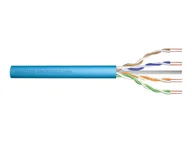Kable miedziane - DIGITUS DK-1614-A-VH-5 CAT 6A U-UTP installation cable 500MHz Dca EN 50575 AWG 23/1 500m drum sx blue - miniaturka - grafika 1