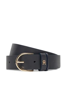 Tommy Hilfiger Pasek Damski Essential Effortless 3.5 AW0AW17757 Granatowy - Paski - miniaturka - grafika 1